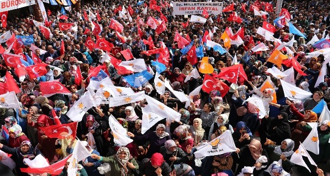 AK Parti Van milletvekili adaylarına coşkulu karşılama