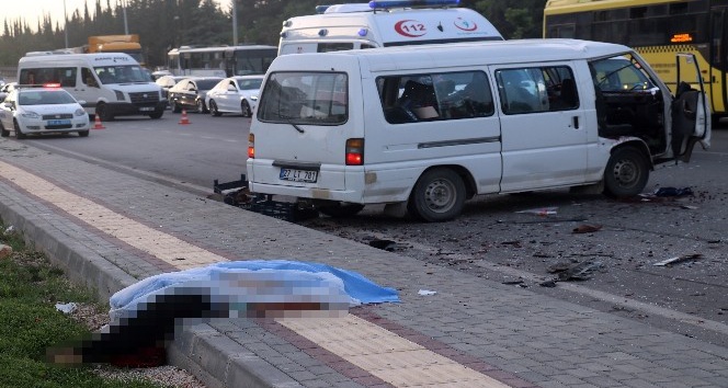 Gaziantep’te trafik kazası: 1 ölü, 12 yaralı