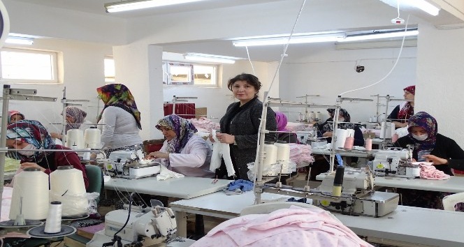 Hisarcıklı kadın girişimciden yeni tekstil atölyesi