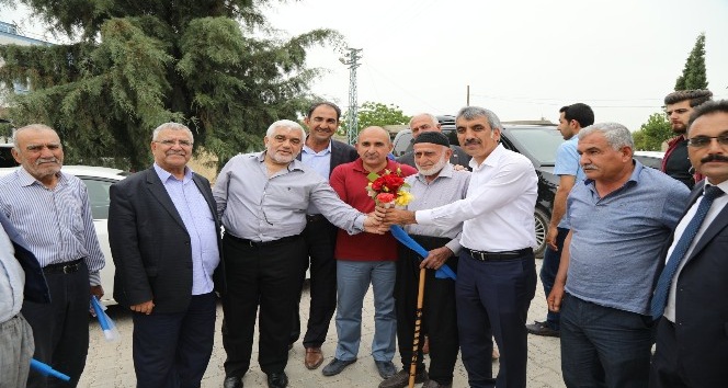 AK Partililer Musabeyli ilçesine çıkarma yaptı