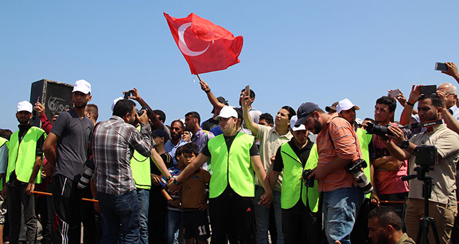 Mavi Marmara şehitleri anısına &#039;ablukayı kırma hareketi&#039;