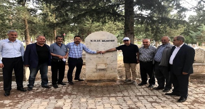 Kilis Belediyesi mezarlığa 110 çeşme yaptırdı