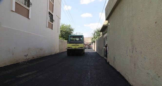 Cizre’de asfaltlama çalışmaları devam ediyor