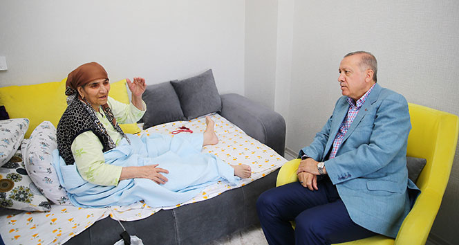 Cumhurbaşkanı Erdoğan, kanser hastası kadının isteğini kırmadı