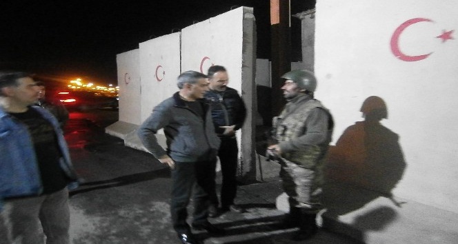 Kaymakam Özkan’dan polis kontrol noktasına ziyaret