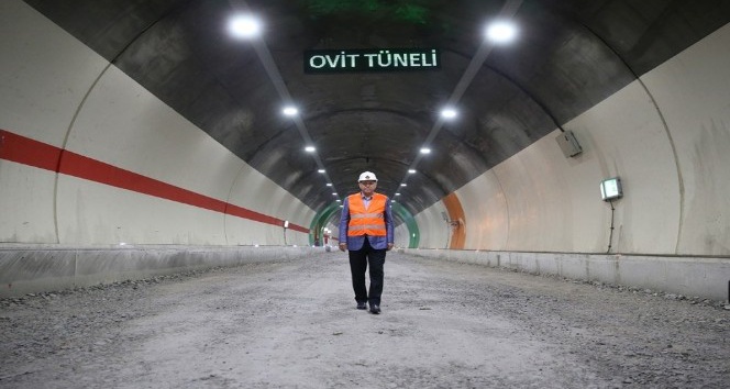 Ovit Tüneli’ni 13 Haziran’da Cumhurbaşkanı Erdoğan açacak