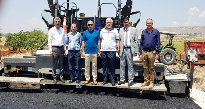 Köy yolları asfalt yapılmaya başlandı