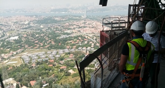 Çamlıca Radyo-TV kulesinden İstanbul manzarası büyüledi