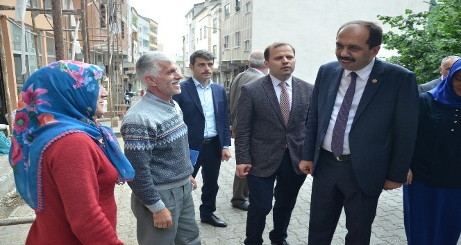 AK Parti Trabzon Milletvekili Balta seçim çalışmalarına ara vermeden devam ediyor