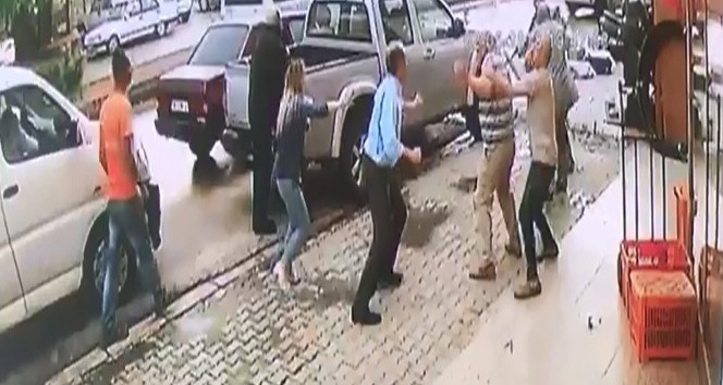 Kırıkkale’de silahlı kavga güvenlik kamerasında