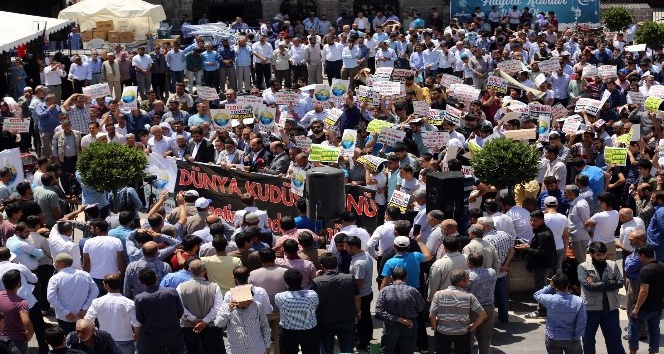 Diyarbakır’da İsrail protestosu