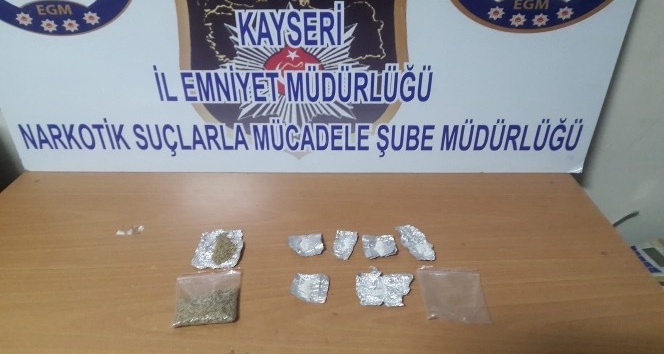 Kayseri’de uyuşturucu operasyonu: 2 gözaltı