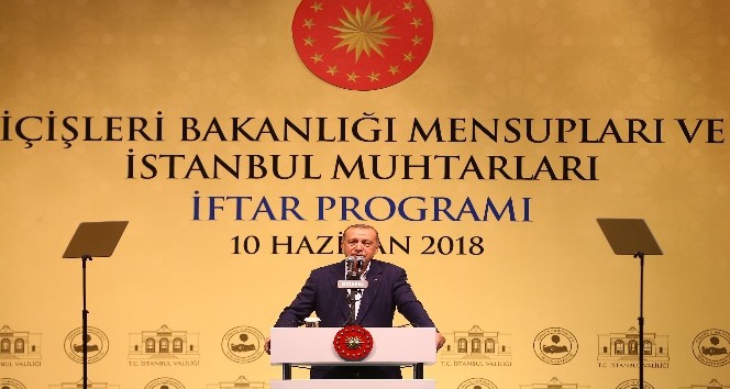 Cumhurbaşkanı Erdoğan: “Benim için muhtar bile olamaz diyenler milli iradenin ne demek olduğunu bilmiyorlardı”