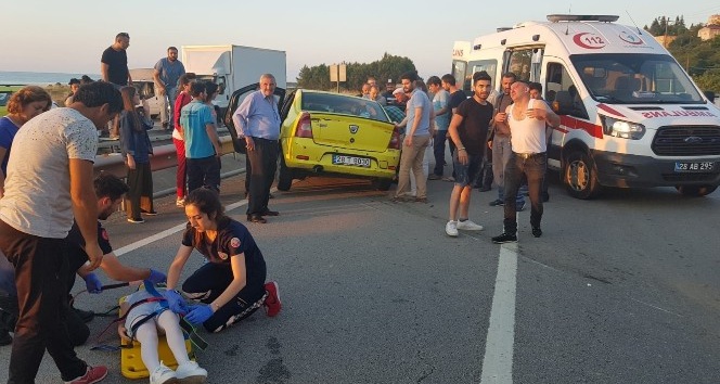 Giresun’da trafik kazası: 4 yaralı