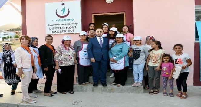 AK Partili Turan, Gökçeada’da Uğurlu Köyü Sağlık Ocağı’nın açılışını yaptı