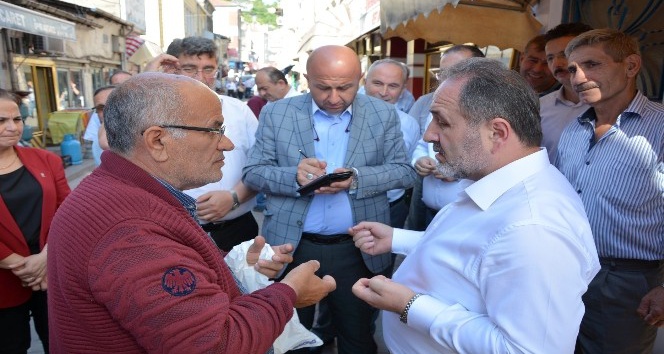 Murat Demir, İnebolu’da esnaf ziyaretinde bulundu