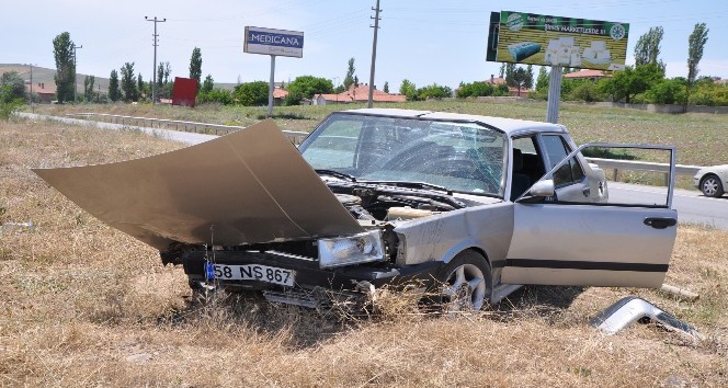 Sivas’ta trafik kazası: 4 yaralı