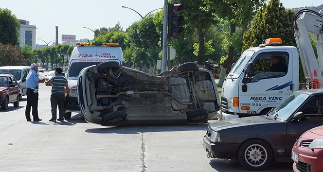 Aydın’da trafik kazası; 3 yaralı