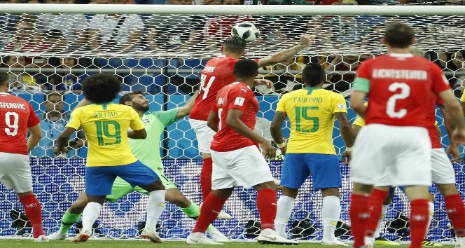 2018 FIFA Dünya Kupası: Brezilya: 1 - İsviçre: 1