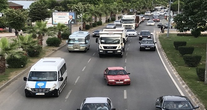 Fatsa’da trafik yoğunluğu