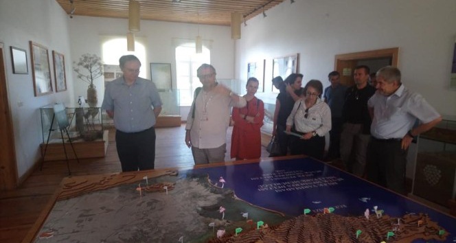 Avrupa Birliği delegasyonu Milli Park tanıtım merkezini ziyaret etti