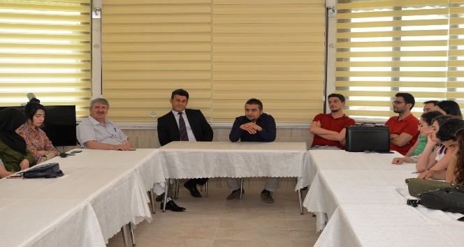 Erciyes Üniversitesi Tıp Fakültesi 6. Sınıf öğrencileri Kırsal Hekimlik Stajı Çerçevesinde Tarım İl Müdürlüğünü Ziyaret Etti