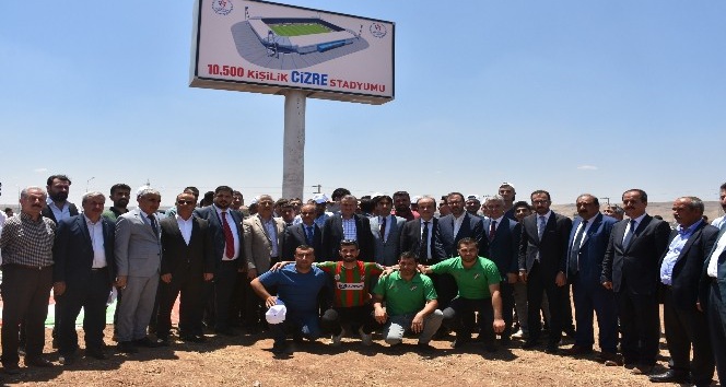 Cizre’ye 10 bin 500 kişilik stadyum yapılıyor