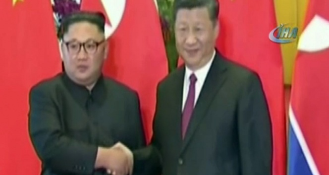 Çin Devlet Başkanı Xi Jinping, Güney Kore lideri Kim Jong-un ile görüştü