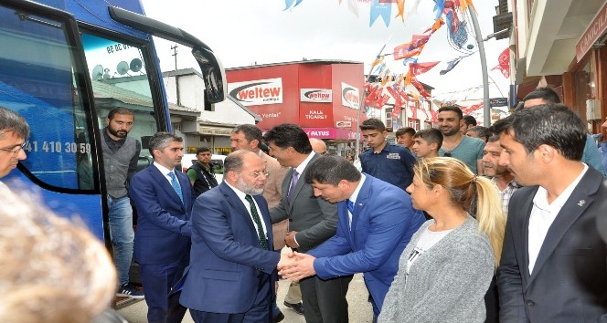 Başbakan Yardımcısı Akdağ Pasinler’de açık hava mitingi düzenledi