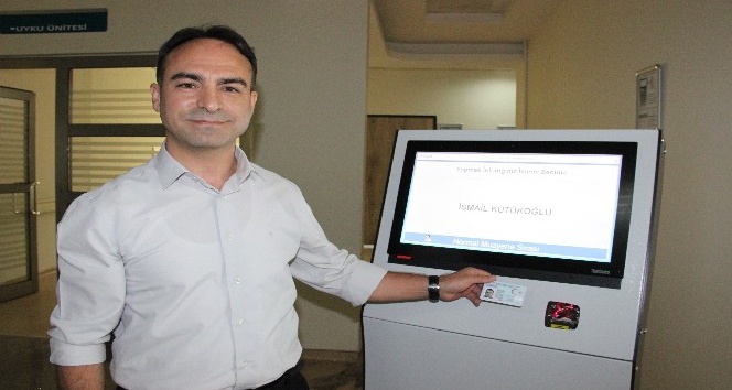 Karaman Devlet Hastanesinde kiosk uygulaması