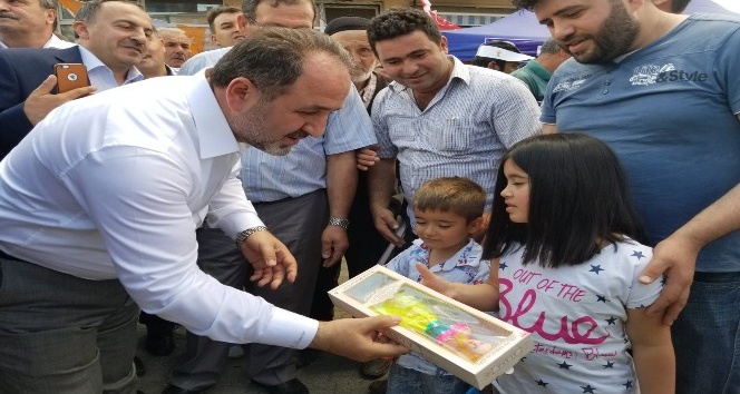 Milletvekili Demir, Pınarbaşı ilçesinde miting düzenledi