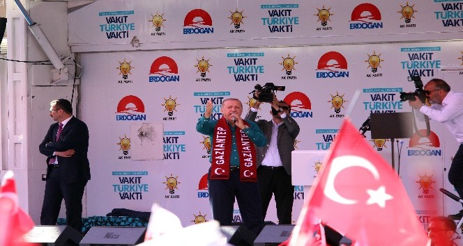 Erdoğan’a Gaziantep’te rekor karşılama
