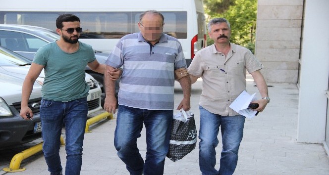 Samsun’da FETÖ’den gözaltına alınan emekli polis adliyeye sevk edildi