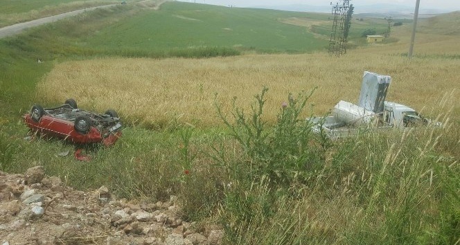 Kaman ilçesinde trafik kazası 3 yaralı