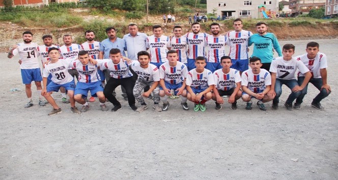 Köylerarası düzenlenen futbol turnuvası şampiyonu belli oldu