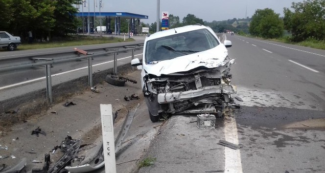 Ferizli’de trafik kazası: 1 yaralı