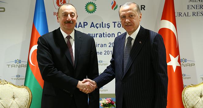 Azerbaycan Cumhurbaşkanı Aliyev, Cumhurbaşkanı Erdoğan&#039;ı tebrik etti