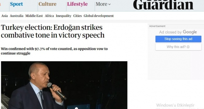 Dünya basınında Türkiye seçimleri
