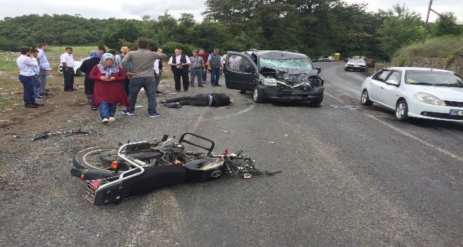 Kazada yaralanan motosiklet sürücüsü hayata tutunamadı