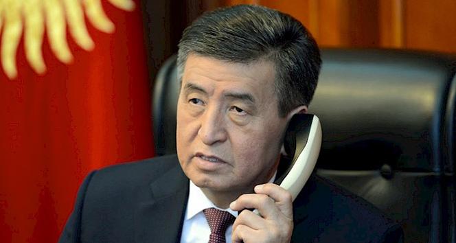 Kırgızistan Devlet Başkanı Ceenbekov&#039;dan Cumhurbaşkanı Erdoğan’a tebrik