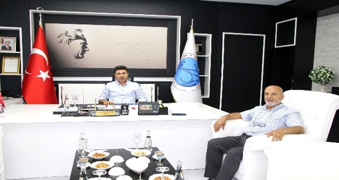 İşadamı Şekeroğlu’ndan Rektör Karacoşkun’a teşekkür ziyareti