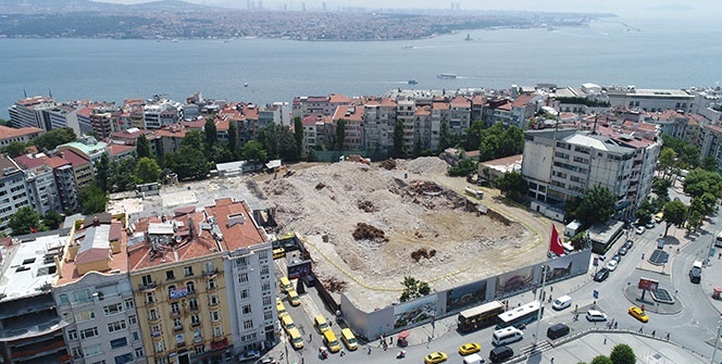 Çalışmalar tamamlandı! Havadan böyle görüntülendi...