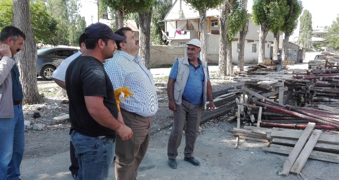 Ağrı Milli Eğitim Müdürü Turan, inşaatları denetledi