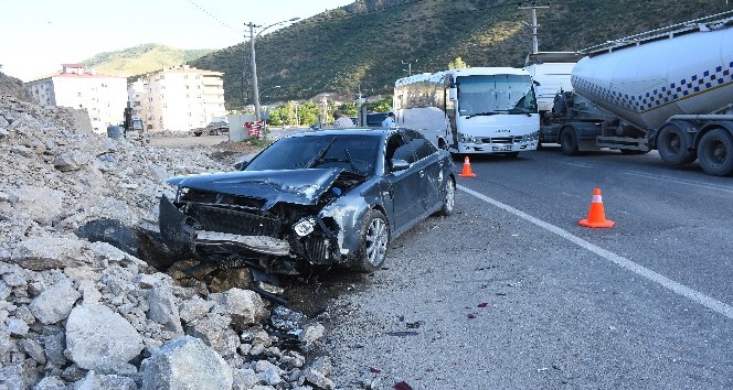 Gümüşhane’de trafik kazası: 3’ü çocuk 7 yaralı