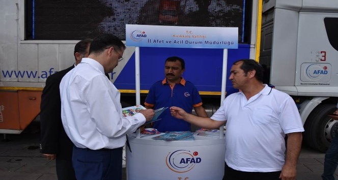 AFAD Deprem Simülasyon Tırı Kırıkkale’de