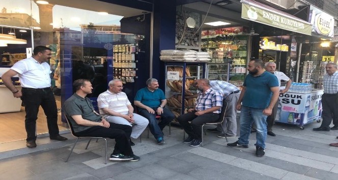 Vali Akın’dan esnaf ziyareti