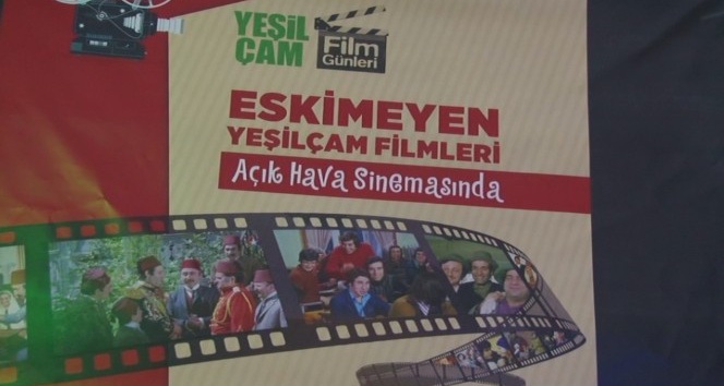 Açık hava sinemasında Yeşilçam rüzgarı