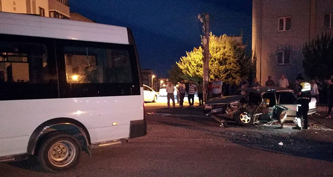 Karabük’te trafik kazası: 1 yaralı !