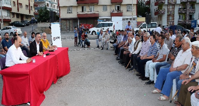 Başkan Ercan mahalle sakinleriyle buluşuyor