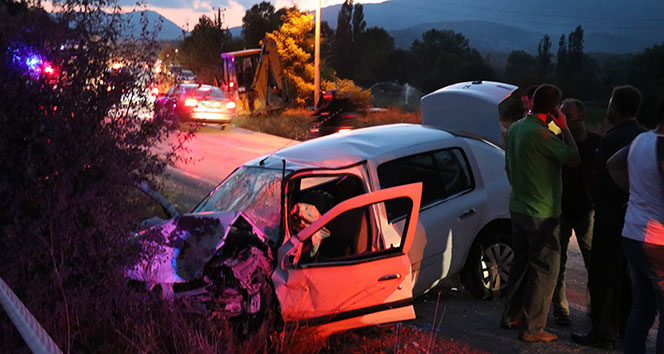 Bolu’da trafik kazası: 2 ölü, 6 yaralı